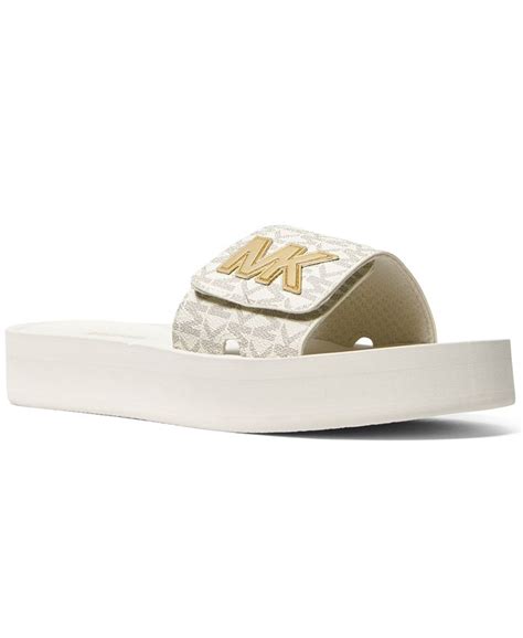michael kors slides platform